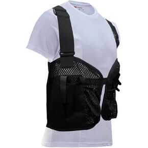 LVAD Mesh Vest, Concealed Pockets for Controller and Batteries, Ideal for Heartmate Devices