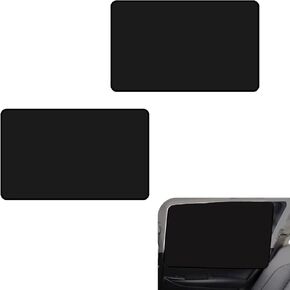 4 PCS Car Side Window Sunshade, Front Rear Window Sunshade Net, Sun Protection Heat Insulation Cooling Elastic, Universal for Most Car (Black) in Kuwait