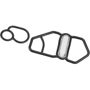 VTEC Solenoid Gasket Spool Valve Filter Screen Fit for Honda Prelude - Pack of 2 Black Vehicle Components