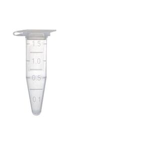 أنابيب طرد مركزي صغير سعة 1.5 مل، بولي بروبيلين معقم، خالية من RNase/DNase، متدرجة، غطاء كبس، قابل للتعقيم، مقاومة عالية للطرد المركزي - عبوة مكونة من 500 قطعة