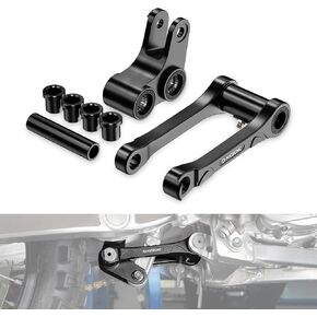 انخفاض الدراجات النارية رابط الألومنيوم متوافق مع Yamaha YZ125 2006-2024 YZ125X 2020-2023 YZ250 2006-2024 YZ250X 2016-2023 WR250F 2006 WR450F 2006 ، انظر التركيب