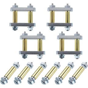 X AUTOHAUX 1 Set Upgrade Trailer Shackle Trailer Shackles Tandem Axle for RVs Trucks Replacement