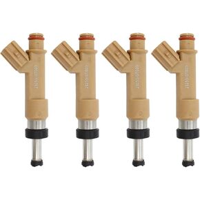 Fuel Injectors 23250-0T020 Compatible with Toyota Corolla 2009-2018 Matrix 2009-2013 Scion xD 2008 2009 L4 1.8L Replaces 23209-09140 FJ1068 23250-0T010 23209-39145 322-50202 Set of 4