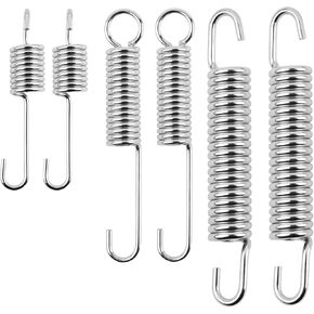 6PCS Motorcycle Kickstand Springs,Antirust Stand Side Kickstand Spring Replacement for Enhanced Stabilizing Support,3 Size Motorcycle Parts of Bike Kickstand Springs
