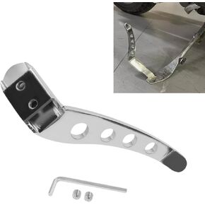 Motorcycle Side Kickstand Extension Jiffy Stand Extension Replacement For Harley Touring Road King Street Glide Road Glide FLHR FLTRU 1991-2022(chrome)