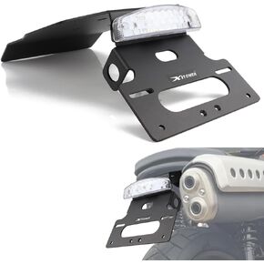 Xitomer Fender Eliminator Tail Tidy Compatible with SCL500 2023-2024 Motorcycle License Plate Holder with Tail light/License Plate Light (Clear)