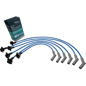 8.2MM High Performance Spark Plug Wires Compatible with Ford Ranger Mazda B3000 V6 3.0L 3.0 1998 1999 2000 Blue