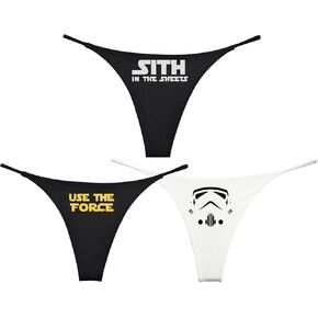 A Galaxy Far Away Thong Pack of 3 Womens (Set of 3) Force Trooper Sith