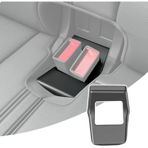 2nd Row Seat Belt Buckle Protector Cover Compatible with 2019-2025 Chevy Silverado Seat Belt Buckle Holder Replacement for Chevy Silverado Accessories