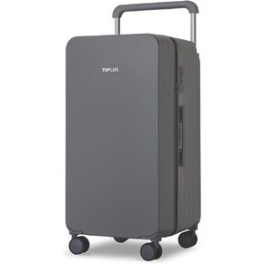 TUPLUS Suitcase Lightweight Luggage Hard Shell Suitcase with 4 Spinner Wheels Hold Check in Travel Case with TSA Combination Lock,TRUNK Series(30 Inch,Purple)