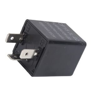 LED Flasher Relay, CF15 JL-02 12V 24V Universal ABS Non-Polarity Normally Open Flash Relay for Turn Light Hyper Flash Fix