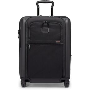 TUMI - Alpha Hybrid Continental القابلة للتوسيع القابلة للتوسيع 4 عجلات - حقيبة أسطوانة للرحلات الممتدة أو عطلة نهاية الأسبوع - الأمتعة المحمولة مع 4 عجلات من الدوران - حقيبة السفر للرجال والنساء - الأسود