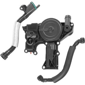PCV Crankcase Vate Valve Hose kit kit Sepatister مع Audi A3 A4 A5 Q5 TT متوافق مع Volkswagen Beetle CC EOS GTI Passat Jetta استبدال # 06H103495 06H103495B