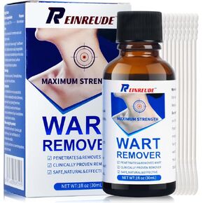 Strongest Wart Remover Freeze Off Fast Acting Wart and Mole Remover Salicylic Acid Liquid Wart Remover for Plantar, Common, Flat, Corn & Callus Warts Treatment