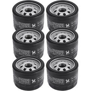 Ahl 6 PCS Filter 49065-0721 49065-7007 استبدال لـ Kawasaki FR691V FR651V FR730V FR600V FX600V FS691V FS651V FR541V ، FO 4 CYCLE ERGEN FB460V FC420V FC540 ،