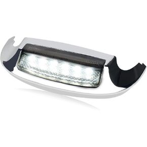 Nthreeauto Front Fender Fender Light White Fender Tip Running Lights متوافقة مع Harley Electra Glide Ultra Limited - Smoke Lens