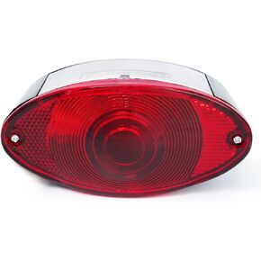 0181 Motorcycle Cafe Racer Oval Brake Tail Light Signal Lamp for Honda Yamaha Suzuki Kawasaki