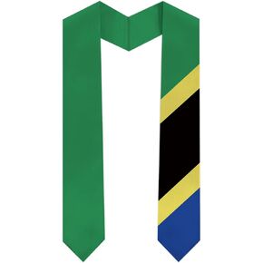National Flag Graduation Stole Graduation Sash Scarf Graduation Gift for Study Aboard International Students