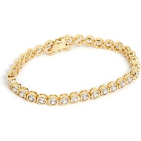 Alexa Leigh Women's Crystal Bezel Tennis Bracelet