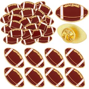40PCS Football Pins,Sports Lapel Pins Bulk,Football Sports Enamel lapel Pin for Sport Lover School Backpack Hat Decor