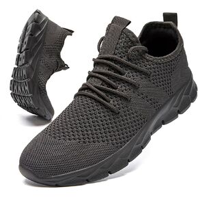 Men Running Shoes Tennis Walking Gym Slip On Athletic Fashion Sneakers Lightweight Breathable Sport Shoe