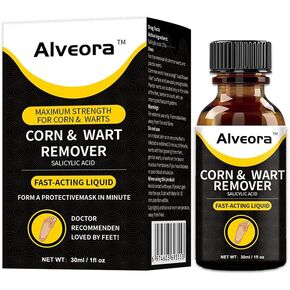 Wart Remover Liquid, Smoothes Skin Tag Remover, Wart Remover Freeze Off Fast Acting Salicylic Acid Wart Removers for Genital,H,Common,Flat, Corn and Callus, Warts, Plantar
