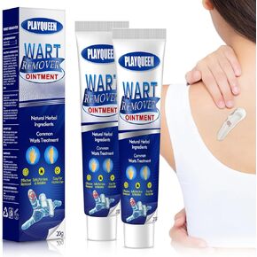 Skin Tag Remover,Wart Remover,Fast-Acting Wart Remover Gel with Freeze Off, Common Warts & Plantar wart Remover for Feet, Skin & More 2 Pack(Bule)