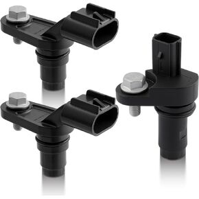 2PCS 12577245 Camshaft & 1PCS 12588992 Crankshaft Position Sensor Compatible With Buick, Chevrolet, Saturn 2007-17 L4 2.4L