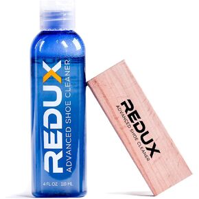 Redux Shoe Cleaner Sneakers Kit - 118ml Quick-Cleaning Sneaker Cleaner, Essential Shoe Cleaning Kit, White Shoe Cleaner Kit w/Shoe Brush, Work on White Shoes, Canvas, PU, Fabric, etc.