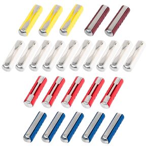 25A Delon Technology - الصمامات الطوربيد ، 10 حزمة ، 6 × 25 مم / 0.23 × 0.97 بوصة ، كحد أقصى 32V