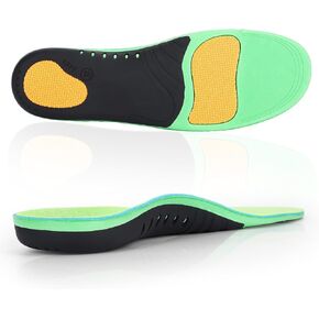 Arch Orthotic Insoles Men's High Arch Support Orthotic Insoles Pain Relief and Plantar Fasciitis Insoles Suitable for Work Boots Sneakers Improved Comfort, Stability (XL (Men 10-14/Women 11-15))