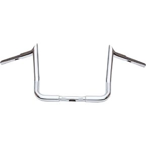 12" Rise Bar Meathook Ape Hangers,1 1/4" Motorcycle Handlebar fit for Harley Road king Electra Street Glide Ultra limited 1996-2024, 25.4mm Dia. clamp Center,Gloss Black