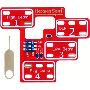Customizable All Lights On Module for 2003-2007 Chevy Silverado & Sierra 1500/2500/3500 Classic | 6/8 High Mod | Customizable Lighting Modes (Fog/DRL/Low Beams) | Plug & Play Installation