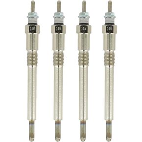 4x Heater Glow Plug 17331-65510 متوافق مع Kubota V1702 V1902 V2203 V2403 V2203-DI V2403-M-DI F2803-DI L2250 L2550 L2650 L2850 L2950 L3250 L3350 L3450 M4030 M5030 M5030 M5030 M5030