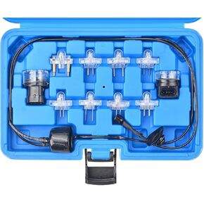 Fuel Injector Noid Light Test Kit, 11 Pieces Noid Light Tester Kit Including 8 Noids, Compatible with GM PFI/TBI/SCPI/Multec2/Bosch2/PFI, Replacement for Ford TBI