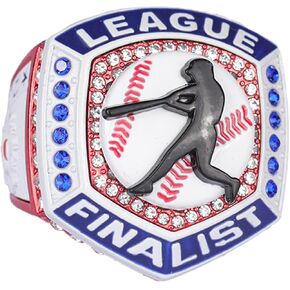 1 PCS ، 5pcs ، 12 PCS Pack 2025 Baseball League Rings save 9.5 و 11.5