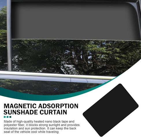 4 PCS Window Window Sunshade ، النافذة الخلفية الأمامية الشبكة الشمسية ، حماية من أشعة الشمس ، تبريد العزل الحراري ، عالمي لمعظم السيارات (أسود) in Kuwait