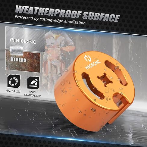 Orange Aluminum Radiator Cap Remover Compatible with KTM 150-500 EXC EXCF XCW XCF-W XW-F 2024 125-450 XC SX XCF SXF 2023-2024,Compatible with Husqvarna 150-501 TE FE 2024,See fitment in Kuwait