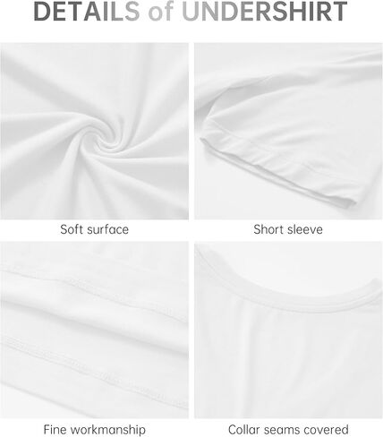 CF MENMIRTS LINDERSHIRTS BAMBOO RAYON MOISTURE WICHING TIRTS Short Sleeve Crewneck Tees for Men Slim Fit Thirts 3 أو 5 Pack in Kuwait