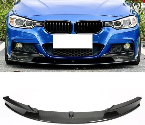 الشفة الأمامية SNA متوافقة مع (2019-2022) 3 سلسلة G20 سيدان M340i / M340i xDrive، مقسم سد الهواء لذقن الشفاه (أسود لامع 3 قطع) in Saudi Arabia