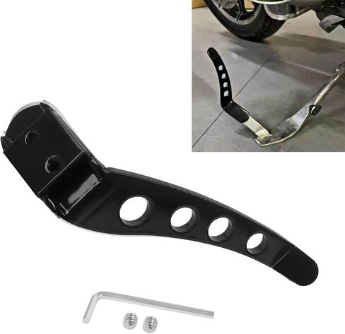Motorcycle Side Kickstand Extension Jiffy Stand Extension Replacement For Harley Touring Road King Street Glide Road Glide FLHR FLTRU 1991-2022(chrome) in Saudi Arabia