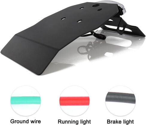 Xitomer Fender Eliminator Tail Tidy متوافق مع SCL500 2023-2024 حامل لوحة ترخيص دراجة نارية مع ضوء الذيل/لوحة ترخيص (واضح) in Saudi Arabia