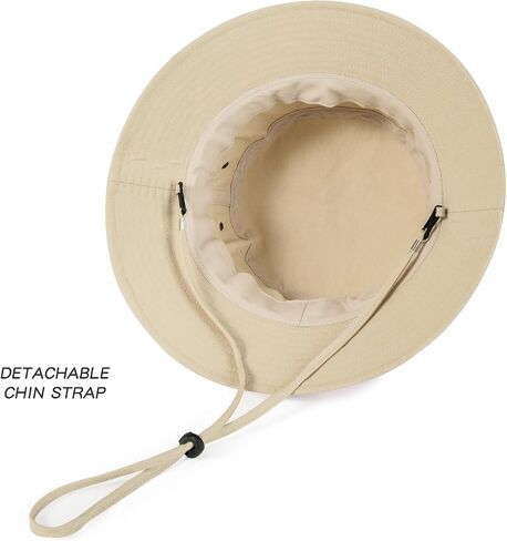 BOTVELA Men Cotton Bucket Hats Foldable Outdoor Sun Hat Unisex Flat Top Caps in Kuwait