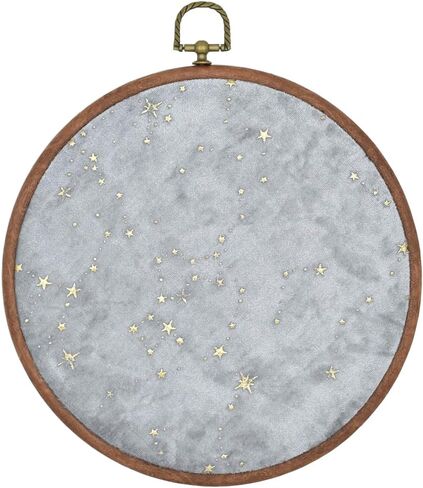REOVE Wall Hanging Pin Collection Display Stand Enamel Pin Display Holder Display Board, Canvas Leather Embroidery Hoop for Display Pins Buttons Wall Decoration in Saudi Arabia
