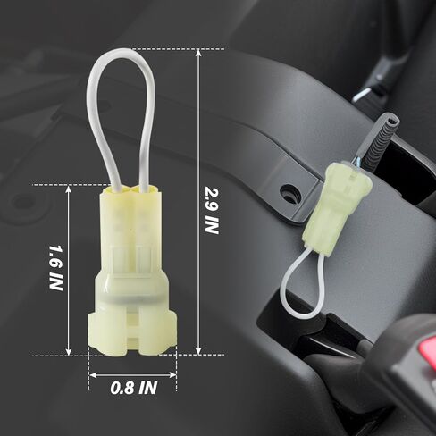 Seat Belt Bypass for Honda Pioneer 700 1000, Harness Override Switch Connector Jumper Plug Clip Over Ride by-Pass for Honda Pioneer 700-2 700-4 1000-3 1000-5 2017-2025 Accessories in Saudi Arabia