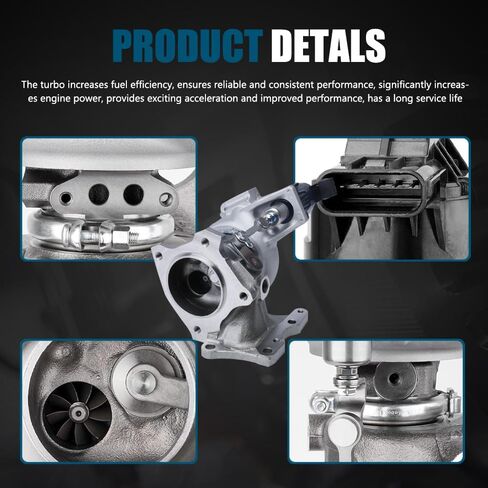 مجموعة الشاحن التوربيني TD025L4B مع Actuator & Gasket لـ Honda CR-V 2017-2021 & Civic 2016-2021 1.5L ، يحل محل 49373-07012 ، 18900-5AF-H010-M3 in Kuwait
