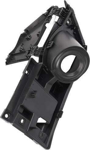 HECASA Fuel Gas Filler Pocket Housing Hinge Door Cover Compatible with 2015-2023 Ford Transit Van 150 250 350 HD Replacement for CK4Z-5427936-A CK4Z-5427936-F (Fuel Filler Housing+White Gas Cap Cover) in Kuwait