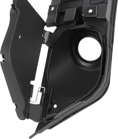 HECASA Fuel Gas Filler Pocket Housing Hinge Door Cover Compatible with 2015-2023 Ford Transit Van 150 250 350 HD Replacement for CK4Z-5427936-A CK4Z-5427936-F (Fuel Filler Housing+White Gas Cap Cover) in Kuwait