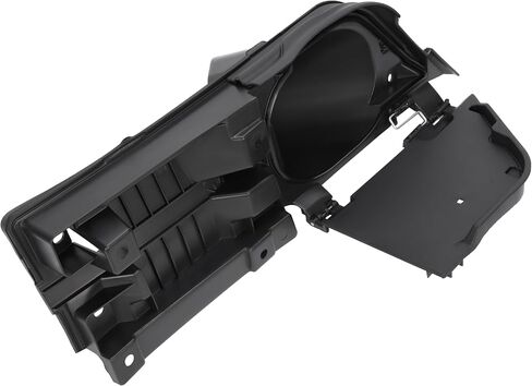 HECASA Fuel Gas Filler Pocket Housing Hinge Door Cover Compatible with 2015-2023 Ford Transit Van 150 250 350 HD Replacement for CK4Z-5427936-A CK4Z-5427936-F (Fuel Filler Housing+White Gas Cap Cover) in Kuwait