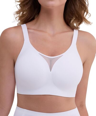 Wireless Bras for Women Seamless Minimizer Full Coverage Comfort Bralette Back Smoothing Everyday T Shirt Bra in Saudi Arabia